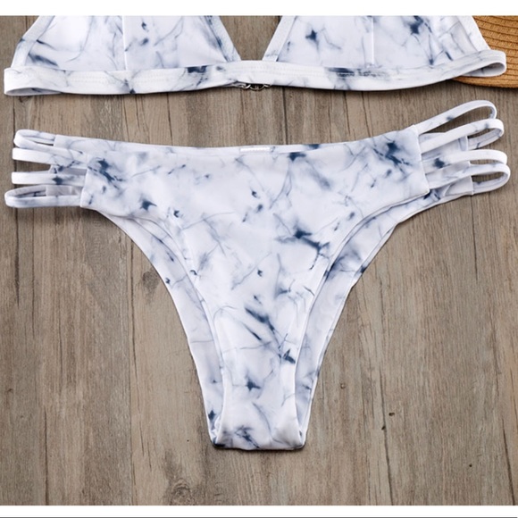 zaful marble swimsuit